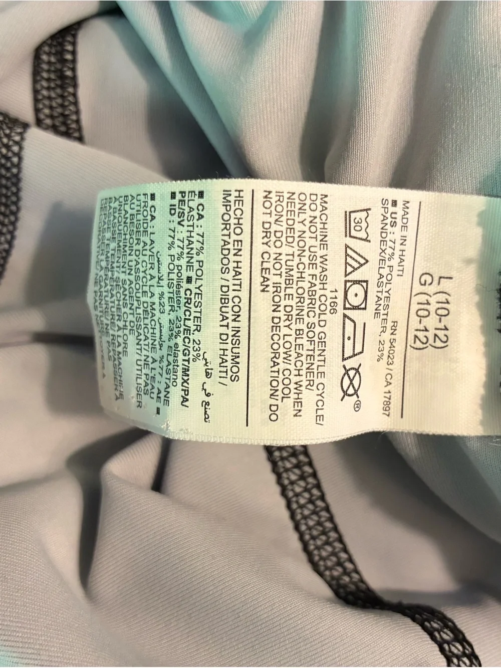 Girls Old Navy Black And Gray Leggings Size L  Large (10 / 12)